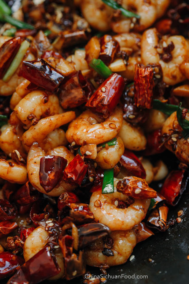 Szechuan shrimp|chinasichuanfood.com