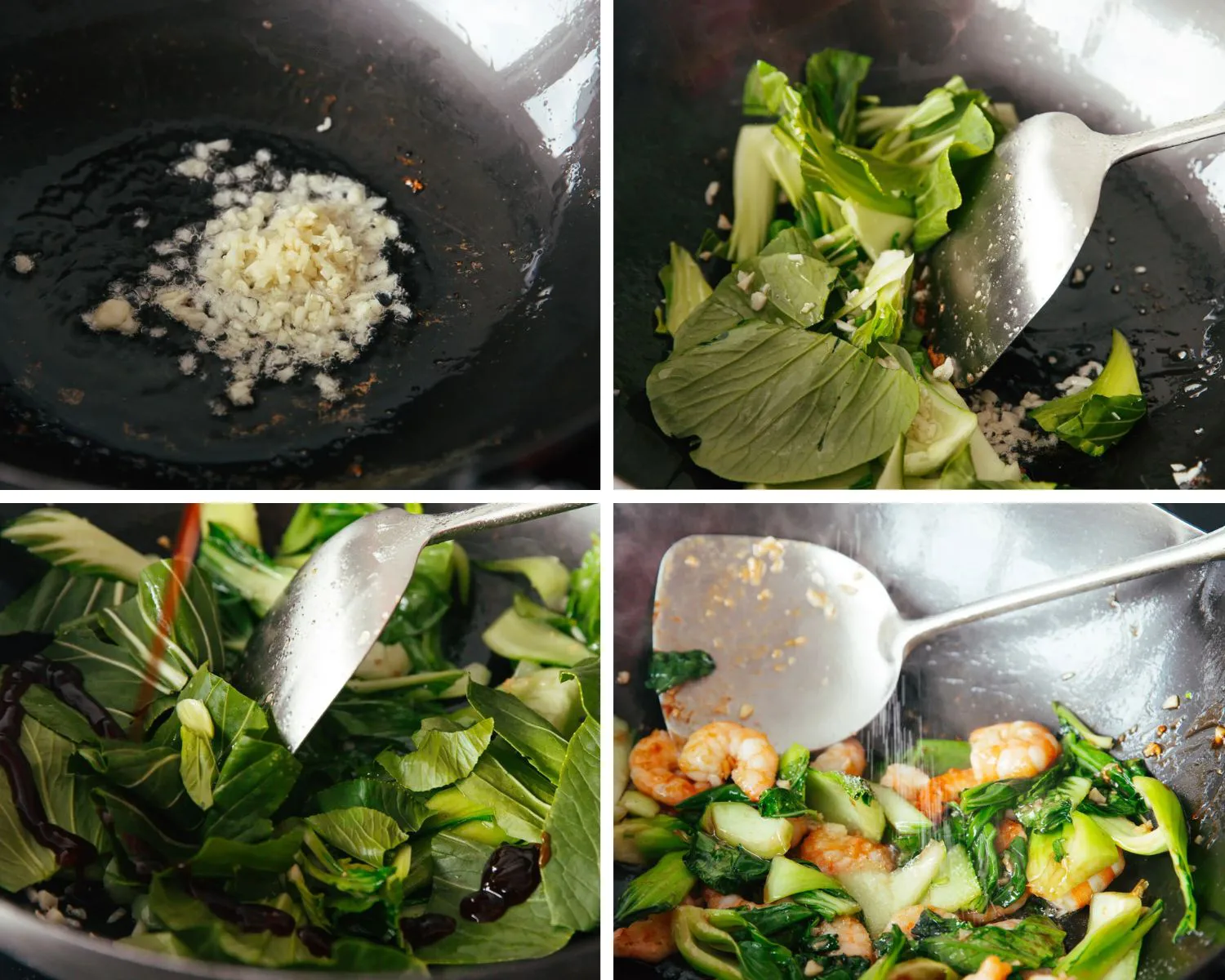 shrimp and bok choy stir fry | chinasichuanfood.com