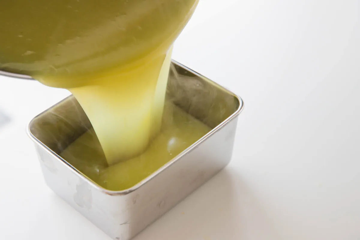 transfer to container and cool