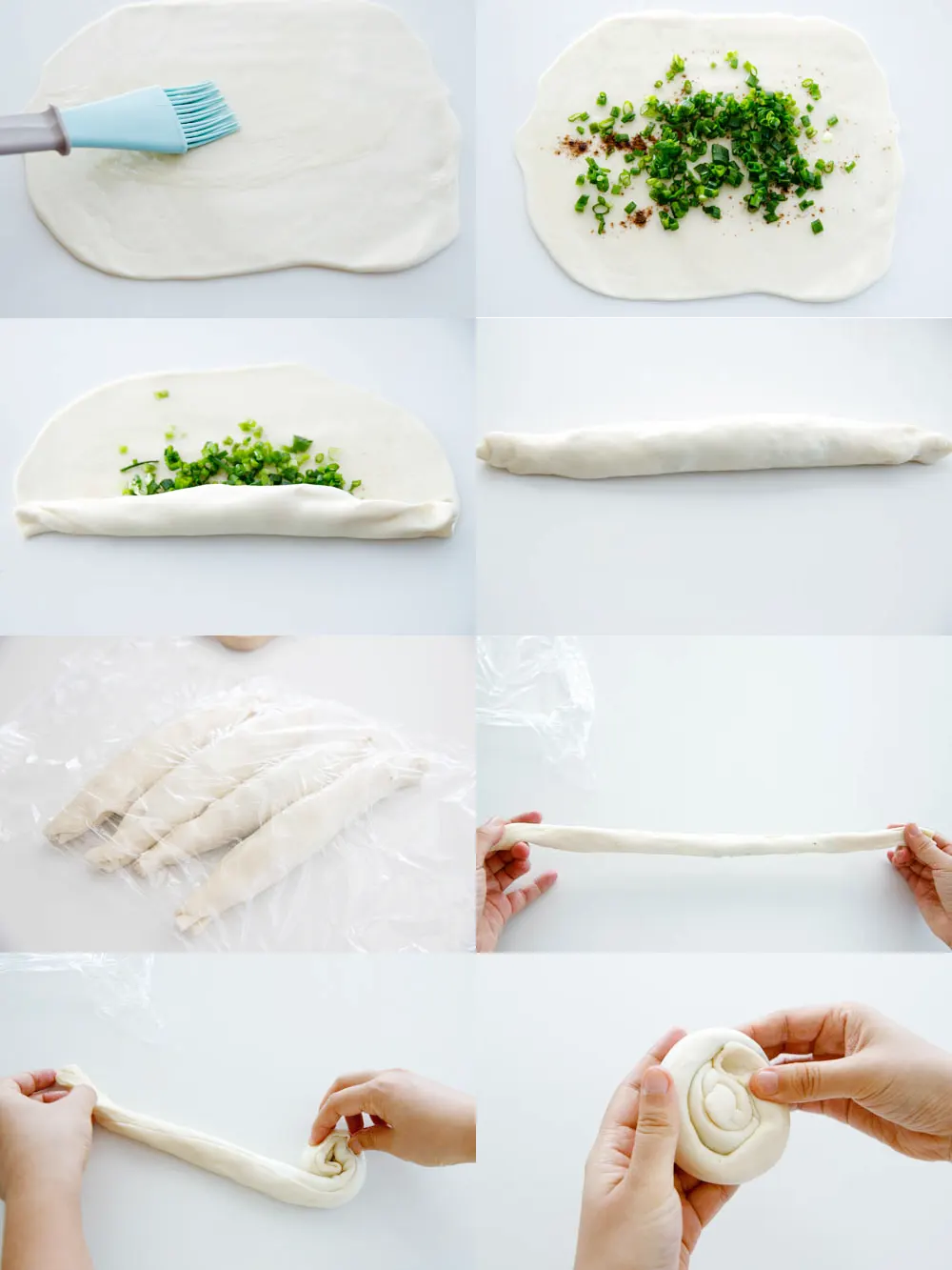 scallion pancake assembling|chinasichuanfood.com