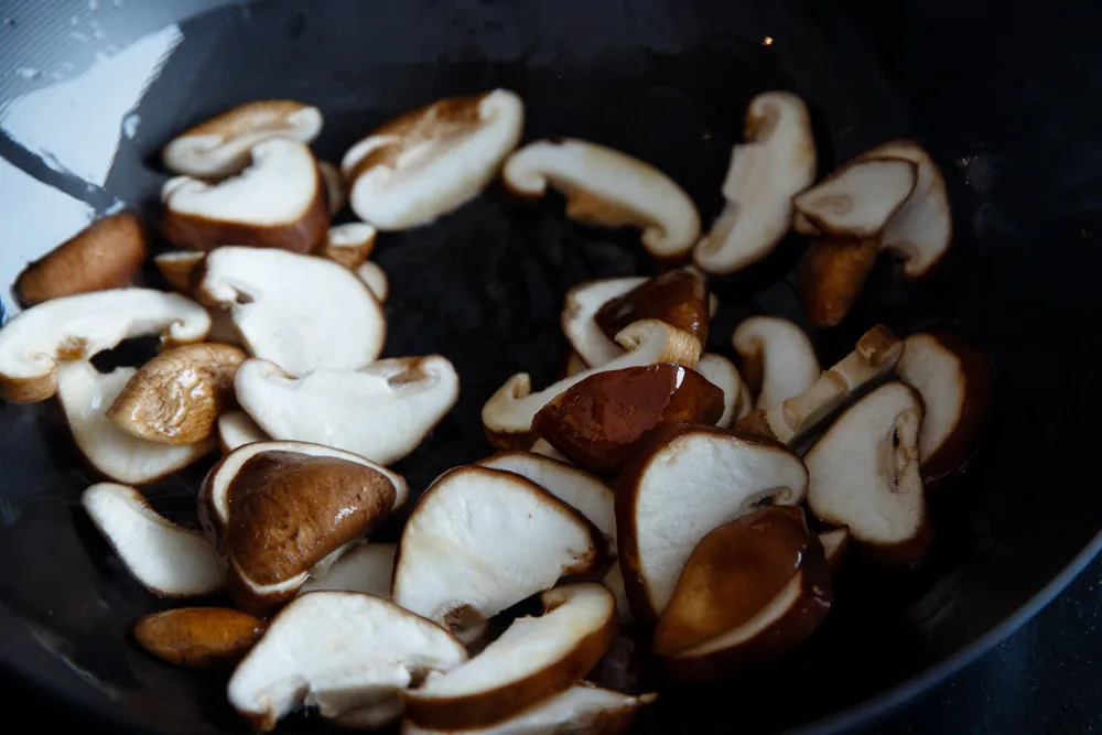 shiitake mushroom stir fry-2