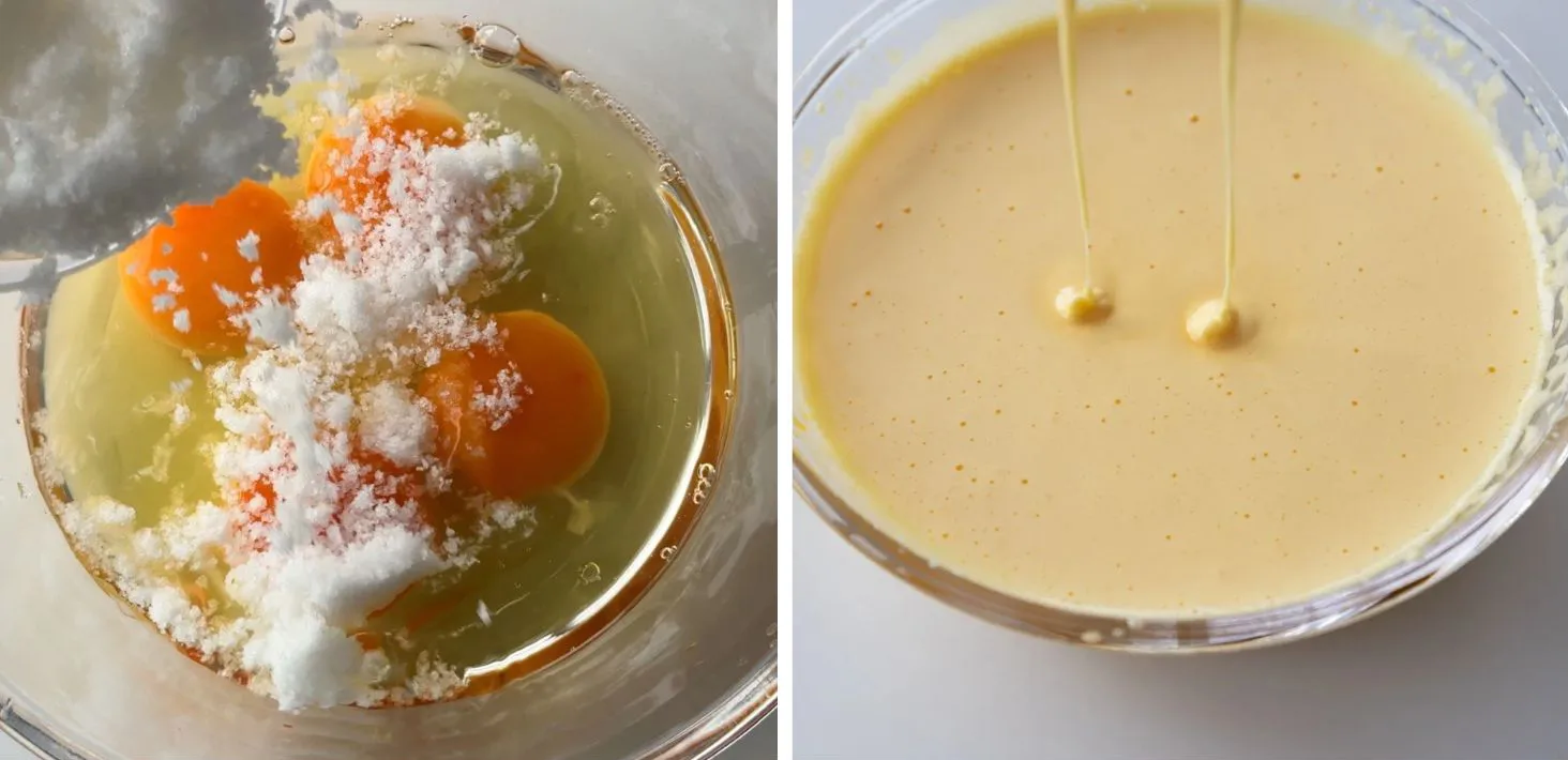 steamed egg cake step1 | chinasichuanfood.com