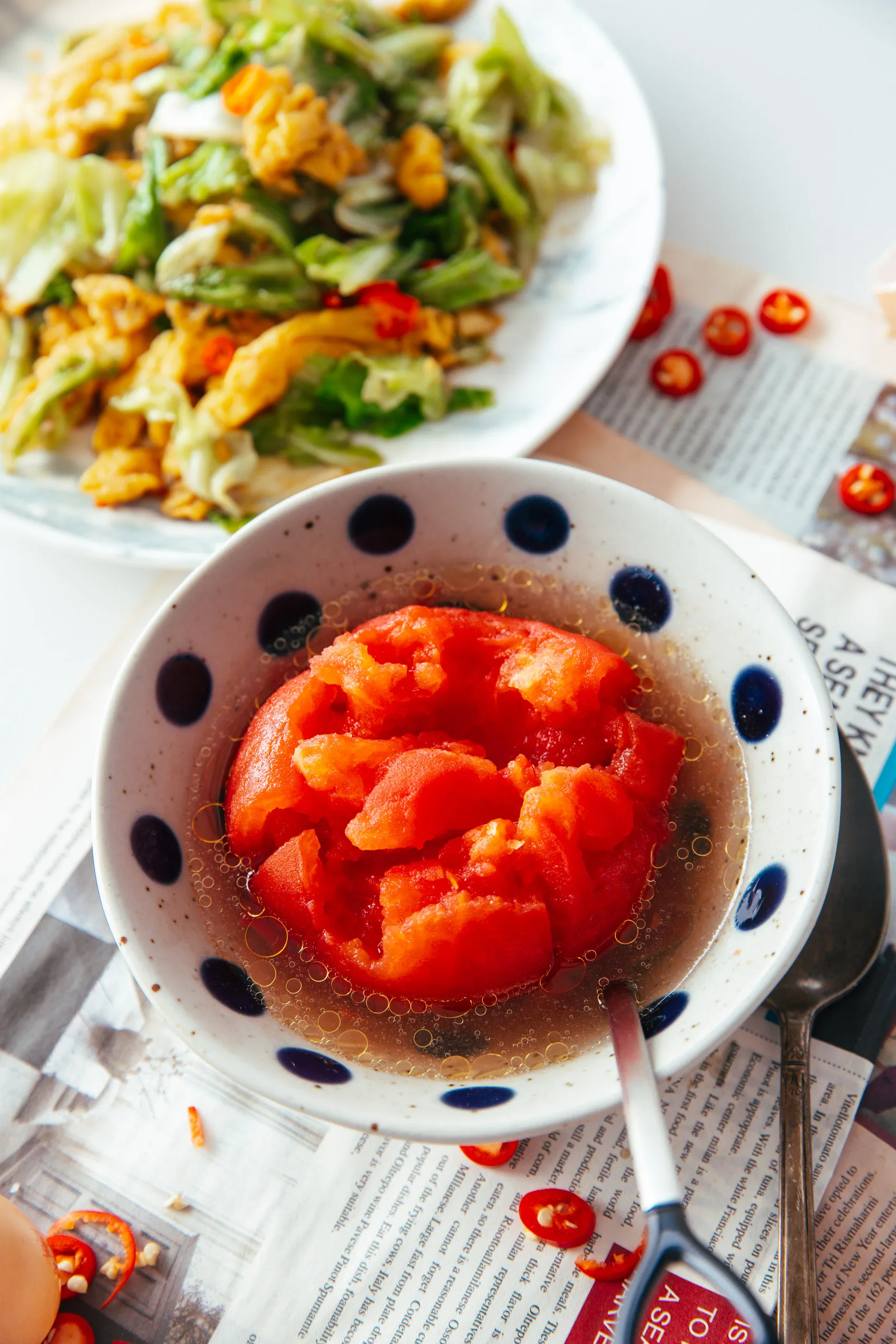 steamed tomatoes | chinasichuanfood.com
