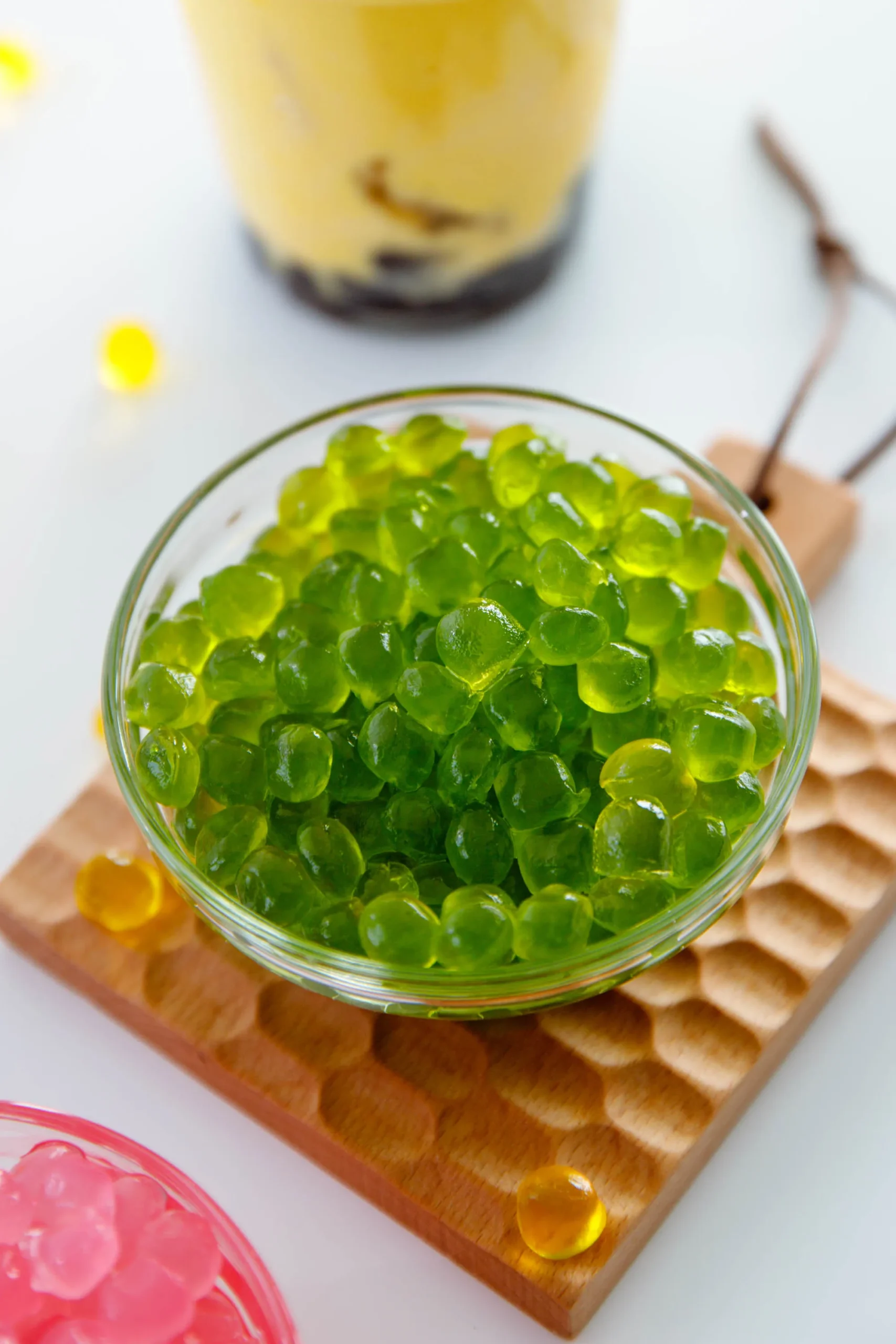 Matcha crystal boba|chinasichuanfood.com